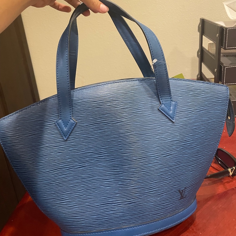 Louis Vuitton Blue Handbag - Picture 9 of 13